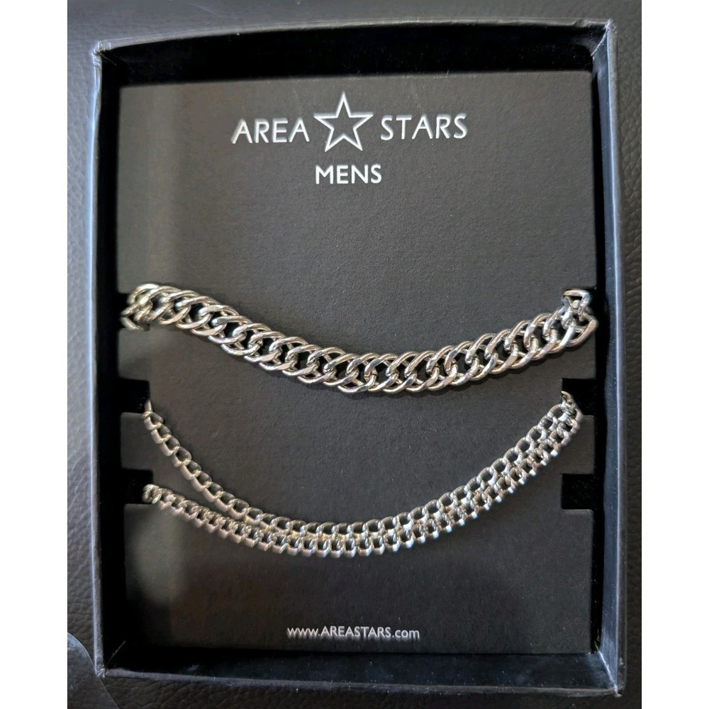 Men's‎ Set of 3 Assorted Chain Bracelets Silver Nordstrom